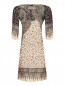 Платье из шелка, вискозы и шерсти с узором Etro  –  Общий вид