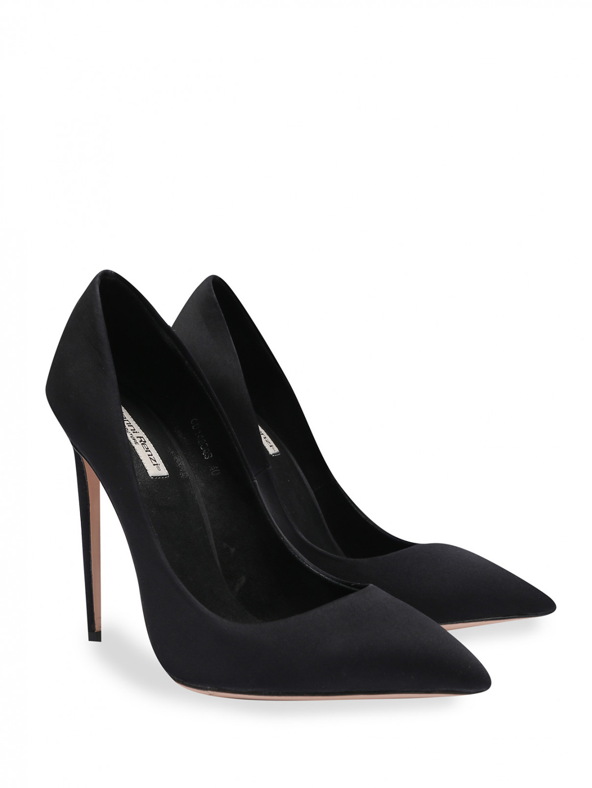 Туфли из текстиля на высоком каблуке Gianni Renzi Couture  –  Общий вид