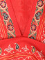 Платье-макси из шерсти и шелка с узором Etro  –  Деталь