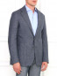 Однобортный пиджак из шерсти и кашемира со вставкой на молнии Corneliani ID  –  Модель Верх-Низ