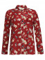 Блуза из шелка с узором Weekend Max Mara  –  Общий вид