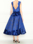 Платье-миди с декоративной вышивкой Tony Ward  –  МодельВерхНиз1
