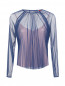 Блузка из сетки с круглым вырезом Max&Co  –  Общий вид