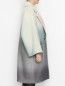 Пальто из смешанной шерсти с градиентом Marina Rinaldi  –  МодельВерхНиз2