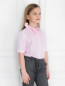 Хлопковая рубашка с коротким рукавом Aletta Couture  –  Модель Верх-Низ