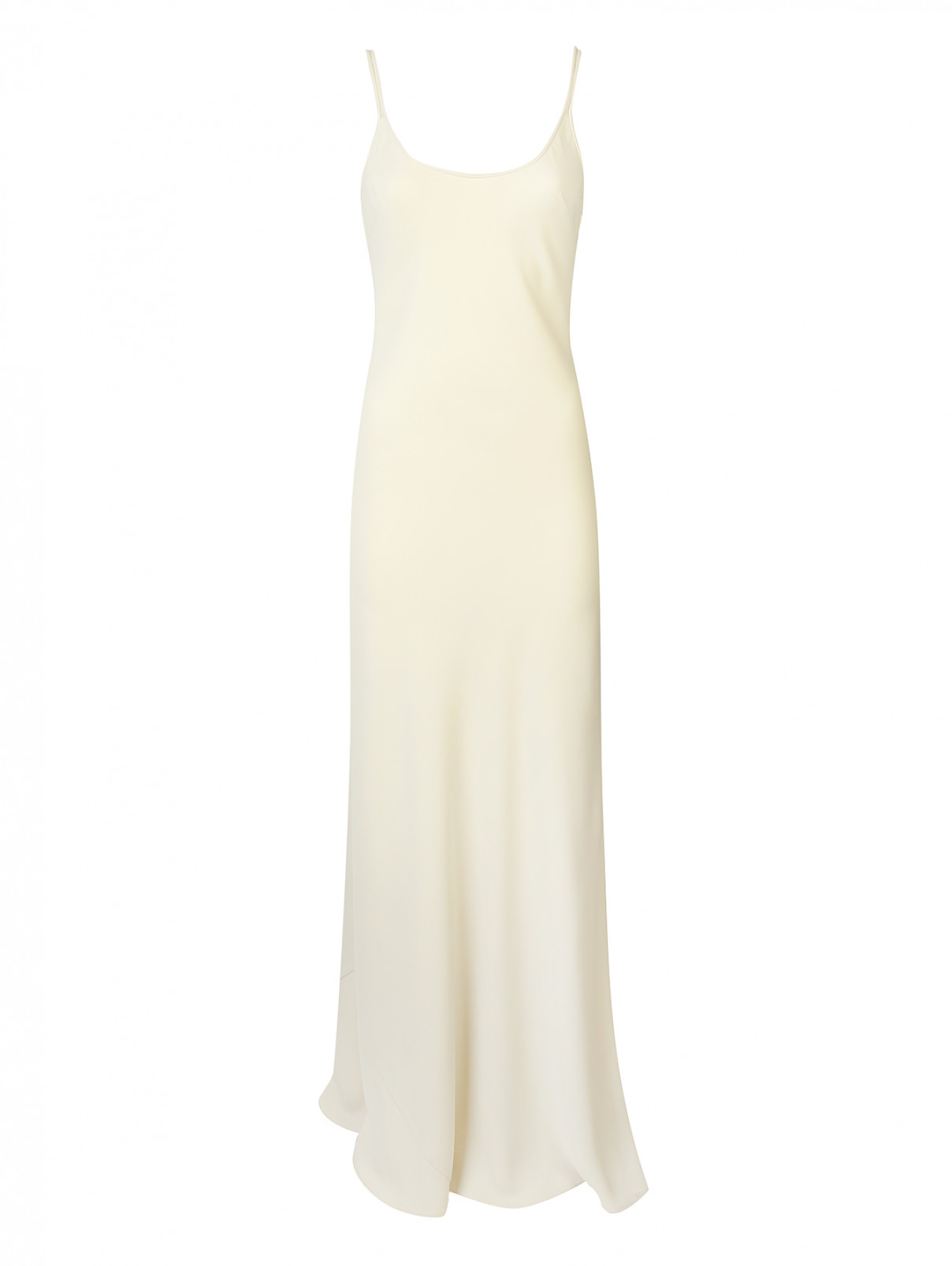 Платье на бретелях Jenny Packham  –  Общий вид  – Цвет:  Бежевый