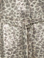 Платье с анималистичным принтом расшитое пайетками Love Moschino  –  Деталь