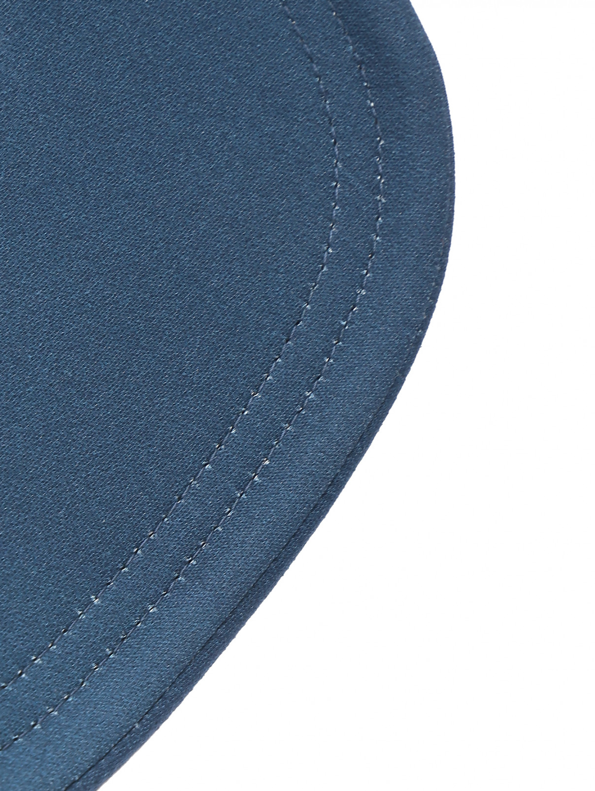 Кепка из текстиля с аппликацией Ermanno Scervino  –  Деталь  – Цвет:  Синий