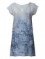 Платье-мини из шелка с абстрактным узором Boss  –  Общий вид