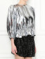 Блуза из шелка свободного кроя с открытой спиной Isabel Marant  –  МодельВерхНиз