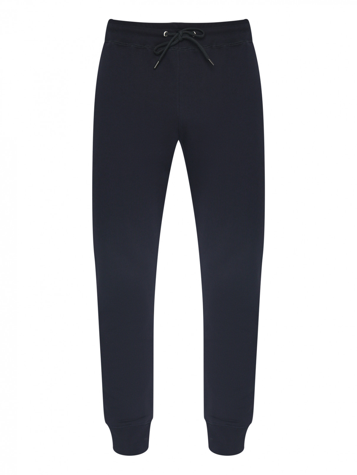 Трикотажные брюки с карманами Paul Smith  –  Общий вид  – Цвет:  Синий