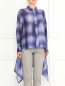 Удлиненная блуза из шелка Sonia Rykiel  –  Модель Верх-Низ