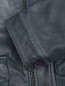 Куртка из кожи с накладными карманами Messagerie  –  Деталь1