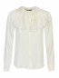 Блуза из шелка с воланами Tara Jarmon  –  Общий вид