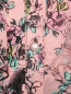Платье из шелка свободного кроя с узором Moschino Boutique  –  Деталь