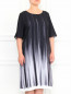 Платье-миди с коротким рукавом Marina Rinaldi  –  Модель Верх-Низ