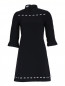 Платье-мини прямого кроя с контрастными вставками Moschino  –  Общий вид
