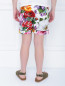 Шорты свободного фасона с цветочным узором Dolce & Gabbana  –  МодельВерхНиз1