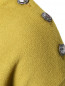 Удлиненный джемпер из шерсти и кашемира с декоративными пуговицами Alberta Ferretti  –  Деталь1