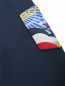 Толстовка из смесового хлопка с контрастным карманом на рукаве BOSCO  –  Деталь1