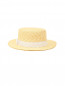 Соломенная шляпа с лентой Il Gufo  –  Обтравка2