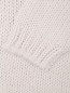Джемпер крупной вязки из смесовой шерсти Luisa Spagnoli  –  Деталь