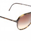Солнцезащитные очки "авиаторы" в роговой оправе Chanel  –  Деталь