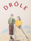 Свитшот из хлопка с принтом DrOle de Monsieur  –  Деталь