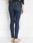 Узкие джинсы с потертостями Paige  –  Модель Верх-Низ1