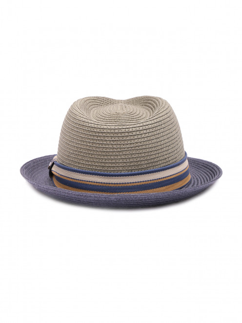 Плетеная шляпа с узором  - Обтравка2