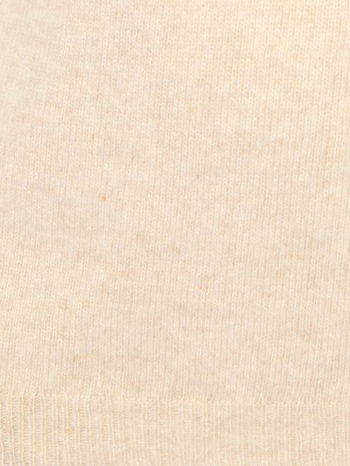 Джемпер из смешанной шерсти с короткими рукавами - Деталь1