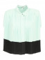 Блуза свободного кроя с плиссировкой Kenzo  –  Общий вид