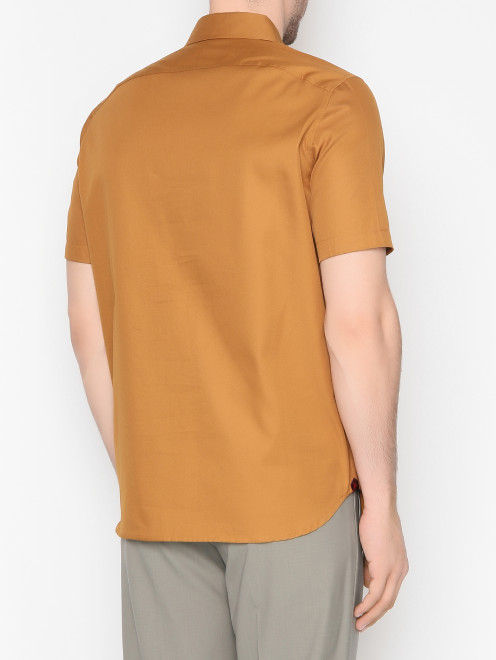 Рубашка из хлопка с накладными карманами - МодельВерхНиз1