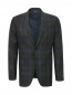 Пиджак из шелка и шерсти с узором "полоска" Paul Smith  –  Общий вид