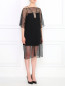 Мини-платье с кружевной  накидкой Jean Paul Gaultier  –  Модель Общий вид