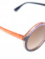 Солнцезащитные очки в оправе из пластика декорированные блестками Jimmy Choo  –  Деталь