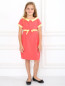 Платье на завышенной талии с контрастной отделкой MiMiSol  –  Модель Общий вид