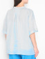 Блуза свободного кроя с короткими рукавами Marina Rinaldi  –  МодельВерхНиз1