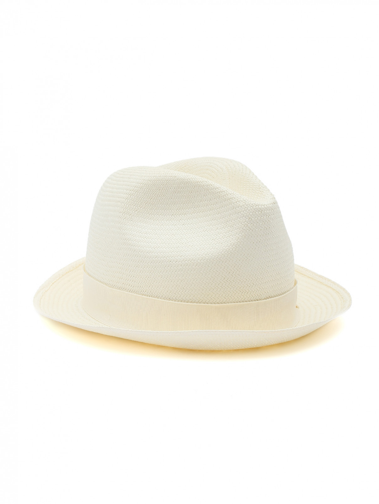 шляпа плетеная из соломы Borsalino  –  Общий вид  – Цвет:  Бежевый