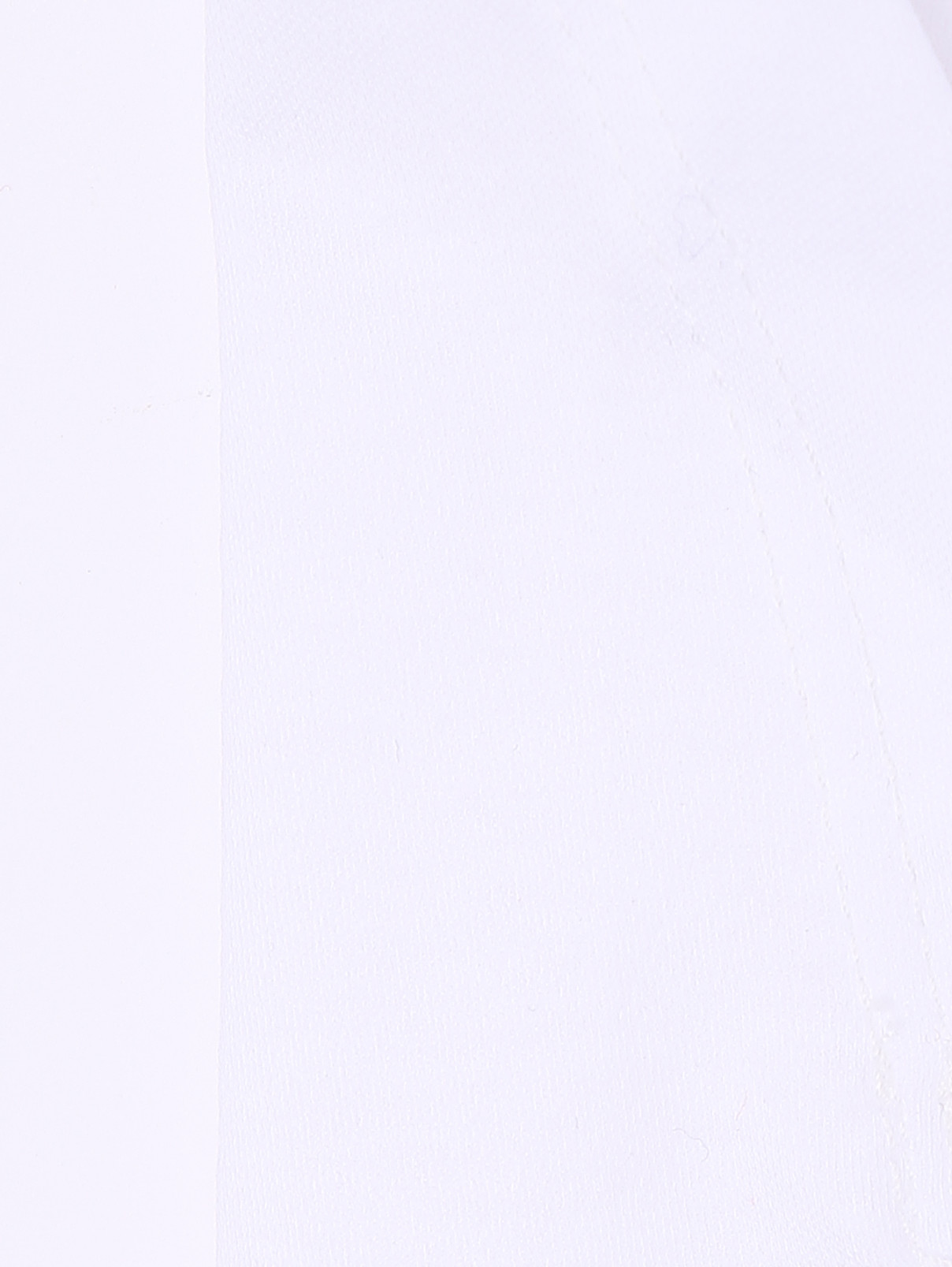 Лонгслив из хлопка свободного кроя Marina Rinaldi  –  Деталь  – Цвет:  Белый