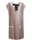 Платье из пайеток с декором MiMiSol  –  Общий вид