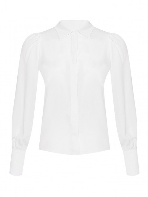 Однотонная блуза на пуговицах Max&Co - Общий вид