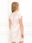 Платье прямого кроя с узором расшитое декоративными цветами и бусинами MiMiSol  –  Модель Верх-Низ1