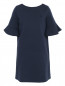 Платье трикотажное с оборками на рукавах Ralph Lauren  –  Общий вид