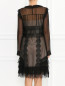 Платье-миди из шелка с декоративной отделкой из кружева Alberta Ferretti  –  Модель Верх-Низ1