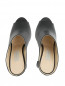 Открытые туфли из кожи на устойчивом каблуке L'Autre Chose  –  Обтравка4