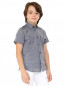 Рубашка из хлопка с короткими рукавами MiMiSol  –  Модель Верх-Низ