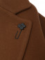 Пальто из шерсти с карманами LARDINI  –  Деталь1