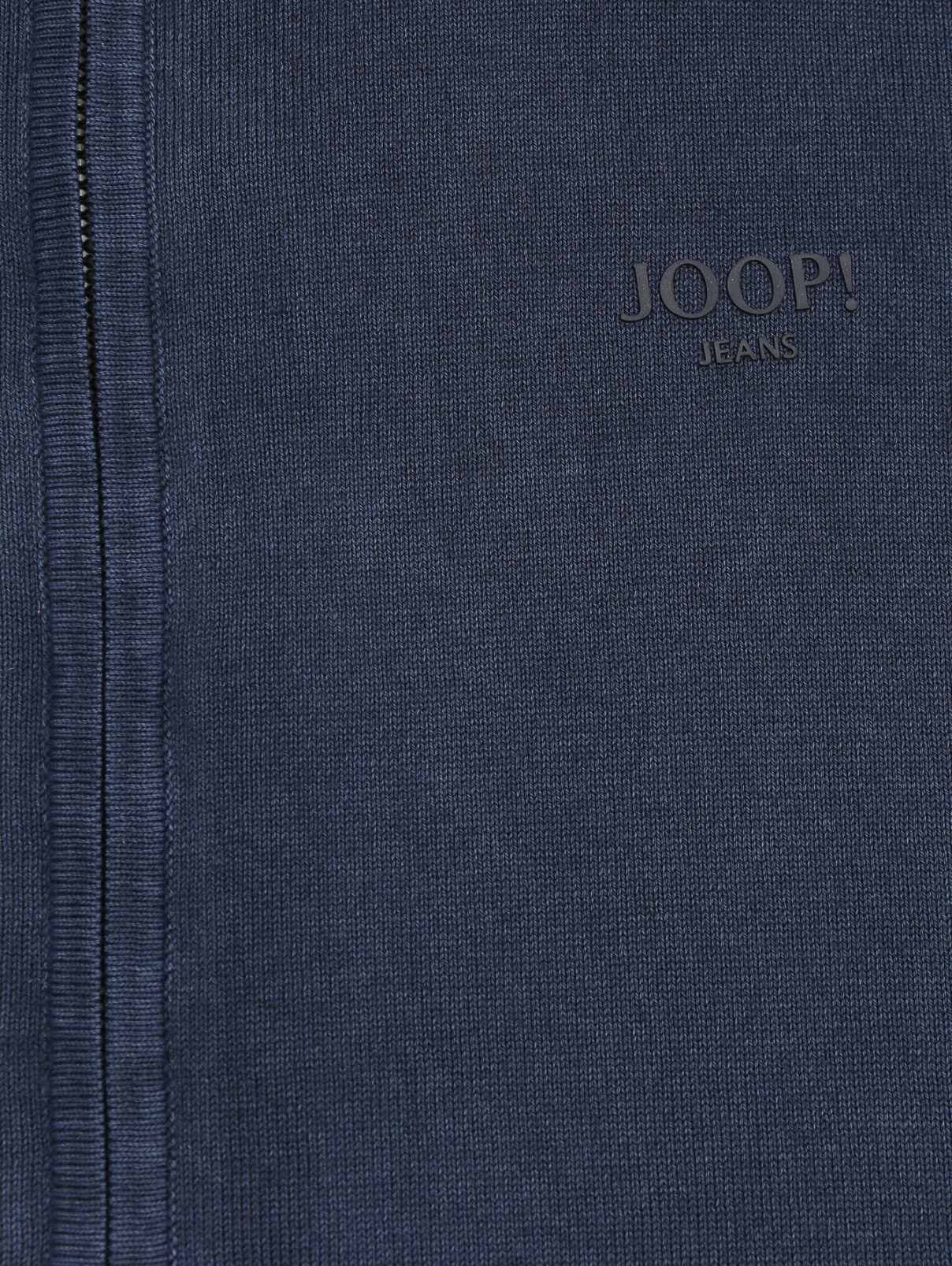 Кардиган из хлопка на молнии Joop  –  Деталь  – Цвет:  Синий