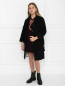 Однотонное пальто с накладными карманами Dolce & Gabbana  –  МодельОбщийВид